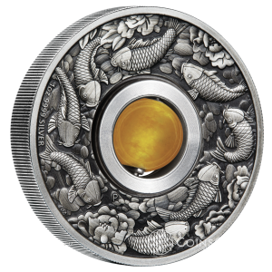 1$ Good Luck Rotating Yellow Topaz Charm 2018