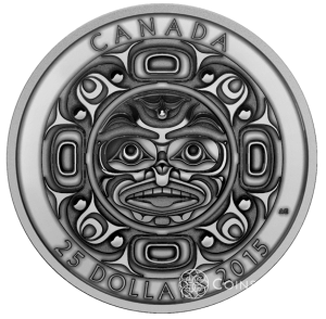 25$ Singing Moon Mask 3-Coin Set