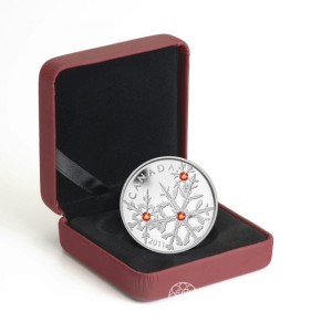 20$ Fine Silver Coin - Small Cristal Snowflakes (Hyacinth) 2011r.