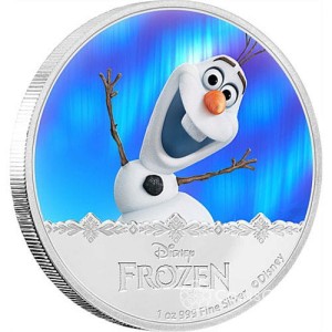 2$ Disney Frozen Olaf 1oz 2016
