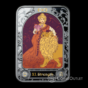 1000 Franków CFA Siła -  Tarot "Strenght" 