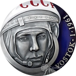 3000 Franków CFA Vostok-1 3oz 2021