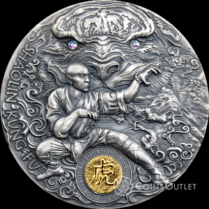 5$ Shaolin Tiger - Martial Arts Styles 2 oz 2021