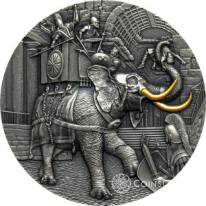 5$ Słoń Bojowy 2oz 2022 - Machiny Wojenne