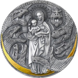 3000 CFA The Lady and the Dragon Apocalypse 3oz 2021