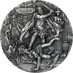 2$ Mars - Roman Gods 2oz 2021
