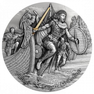 5$ Freydis Eriksdottir - Vikings 2021 Niue 2oz