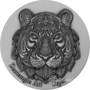 5$ Tiger Zentangle 2oz 2021
