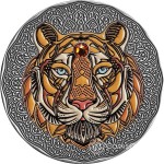 5$ Tiger - Mandala Collection 2oz 2022 