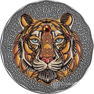 5$ Tiger - Mandala Collection 2oz 2022 
