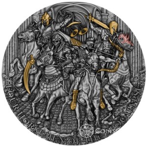 12$ Four Horsemen of the Apocalypse 5oz 2022 