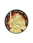 2£ Płonący Król Artur - Płonące Mity i Legendy 1oz 2022