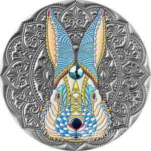 5$ Rabbit - Mandala Collection 2oz 2023  