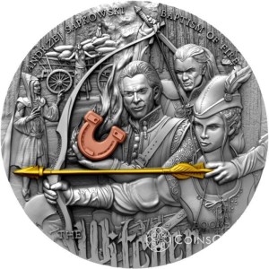 5$ Chrzest Ognia - Wiedźmin 2oz 2023 