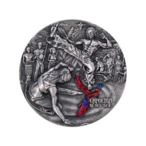 REBEL TIME - CAPOEIRA - 2 OZ 2000 FRANCS SILVER COIN CAMEROON 2023
