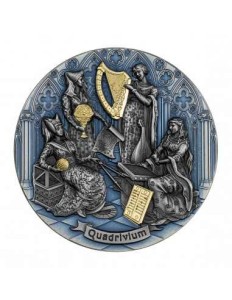 Quadrivium 2oz 2022 , 2000 franków CFA