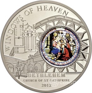 COOK ISLANDS 10 DOLLARS 2012 BETHLEHEM