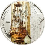 INCENSE Scent of Paradise Smelling Silver Coin 5$ Palau 2011