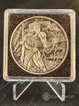 Tuvalu: Bogowie Olimpu - Zeus 1 uncja Srebra 2020 Antiqued Coin 