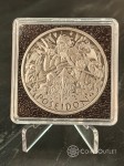 Tuvalu: Bogowie Olimpu - Posejdon 1 uncja Srebra 2021 Antiqued Coin 
