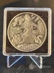 Tuvalu: Bogowie Olimpu - Atena 1 uncja Srebra 2022 Antiqued Coin 