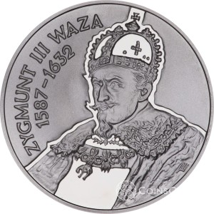10 zł Zygmunt III Waza 1998 (popiersie) – Srebrna moneta NBP Proof z serii Poczet Królów i Książąt Polskich (Ag 925)