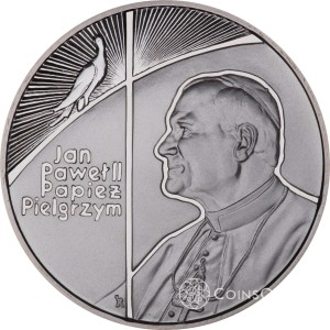 10 zł Jan Paweł II Papież Pielgrzym 1999 – Srebrna moneta NBP Proof (Ag 925)