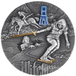 5$ Niue 2024 – Wiedźmin „Wieża Jaskółki” – 2 oz Ag 999