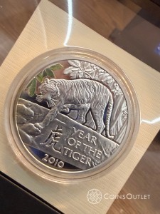 1$ Niue 2009 – Year of the Tiger 2010