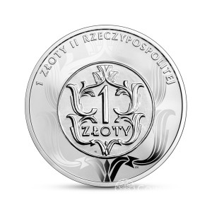 Moneta 20 zł Historia monety polskiej – 1 złoty II RP