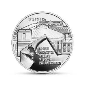 Moneta 10 zł 30-lecie pierwszych wolnych wyborów parlamentarnych