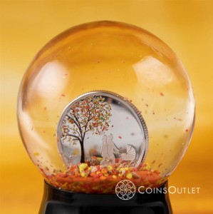 1$ Indian Summer Globes 3,11g  2018