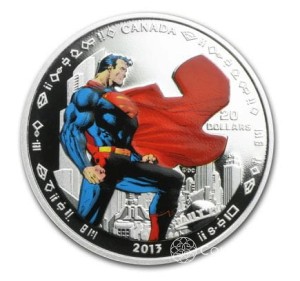 Man of Steel 2013 20$ fine silver coin 75th anniversary of Superman