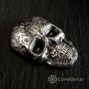 5$ - Czaszka La Catrina Skull – 2018r. 1oz