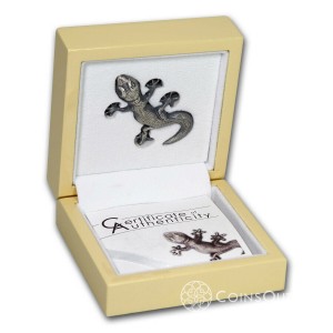 5$ Gecko Natural Perspectives Shaped /figurka gekona 2018